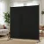 Artiss 175x180cm Black Fabric Room Divider Screen – Portable, Durable Metal Frame, Washable, Perfect for Home/Office
