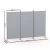 Artiss 3 Panel Room Divider, 260x180cm, Grey Fabric - Foldable, Lightweight, Adjustable with Metal Tube Frame Artiss 3 Panel Room Divider, 260x180cm, Grey Fabric - Foldable, Lightweight, Adjustable with Metal Tube Frame