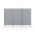 Artiss 3 Panel Room Divider, 260x180cm, Grey Fabric - Foldable, Lightweight, Adjustable with Metal Tube Frame Artiss 3 Panel Room Divider, 260x180cm, Grey Fabric - Foldable, Lightweight, Adjustable with Metal Tube Frame