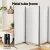 Artiss 4 Panel Room Divider Screen 345x180cm White Fabric, Foldable, Lightweight, Metal Frame, for Home or Office