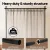Artiss Adjustable Room Divider Curtain Rod - Extendable Black Metal, 82-314cm Height, 74-355cm Width, 15KG Capacity