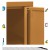 ArtissIn Buffet Sideboard Metal Cabinet, Cold Rolled Steel, Yellow, 100x40x64cm - Modern Storage Solution Australia