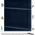ArtissIn Buffet Sideboard Metal Cabinet, Cold Rolled Steel, SWEETHEART Blue, 80x40x101.5cm, Modern Storage Solution ArtissIn Buffet Sideboard Metal Cabinet, Cold Rolled Steel, SWEETHEART Blue, 80x40x101.5cm, Modern Storage Solution