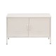 ArtissIn Buffet Sideboard Metal Cabinet, Cold Rolled Steel, White, 80x40x101.5cm, Stylish Storage Solution Australia
