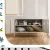 ArtissIn Buffet Sideboard Metal Cabinet, Cold Rolled Steel, White, 80x40x101.5cm, Stylish Storage Solution Australia