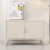 ArtissIn Buffet Sideboard Metal Cabinet, Cold Rolled Steel, White, 80x40x101.5cm, Stylish Storage Solution Australia