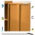 ArtissIn Artiss Buffet Sideboard Metal Cabinet, Yellow, 80x40x101.5cm - Modern Storage Solution, Versatile Design