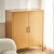 ArtissIn Artiss Buffet Sideboard Metal Cabinet, Yellow, 80x40x101.5cm - Modern Storage Solution, Versatile Design