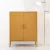 ArtissIn Artiss Buffet Sideboard Metal Cabinet, Yellow, 80x40x101.5cm - Modern Storage Solution, Versatile Design
