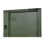 ArtissIn Buffet Sideboard Metal Cabinet - Double Green, 60x40x101.5cm, Modern Storage Solution with Adjustable Shelves