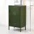 ArtissIn Buffet Sideboard Metal Cabinet - Double Green, 60x40x101.5cm, Modern Storage Solution with Adjustable Shelves
