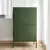 ArtissIn Buffet Sideboard Metal Cabinet - Double Green, 60x40x101.5cm, Modern Storage Solution with Adjustable Shelves