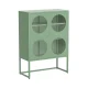 ArtissIn Buffet Sideboard Metal Cabinet, Cold-Rolled Steel, 85x40x120cm, Light Green, Modern Storage Solution ELLA