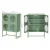 ArtissIn Buffet Sideboard Metal Cabinet, Cold-Rolled Steel, 85x40x120cm, Light Green, Modern Storage Solution ELLA