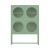 ArtissIn Buffet Sideboard Metal Cabinet, Cold-Rolled Steel, 85x40x120cm, Light Green, Modern Storage Solution ELLA