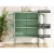 ArtissIn Buffet Sideboard Metal Cabinet, Cold-Rolled Steel, 85x40x120cm, Light Green, Modern Storage Solution ELLA