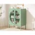 ArtissIn Buffet Sideboard Metal Cabinet, Cold-Rolled Steel, Light Green, 80x40x102cm, Modern Storage Solution