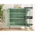 ArtissIn Buffet Sideboard Metal Cabinet, Cold-Rolled Steel, Light Green, 80x40x102cm, Modern Storage Solution