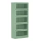 ArtissIn Elia Buffet Sideboard Cabinet, Cold Rolled Steel, Light Green, 79x32x175cm, Mesh Doors, Modern Storage Solution