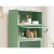 ArtissIn Elia Buffet Sideboard Cabinet, Cold Rolled Steel, Light Green, 79x32x175cm, Mesh Doors, Modern Storage Solution ArtissIn Elia Buffet Sideboard Cabinet, Cold Rolled Steel, Light Green, 79x32x175cm, Mesh Doors, Modern Storage Solution