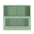 ArtissIn Elia Buffet Sideboard Cabinet, Cold Rolled Steel, Light Green, 79x32x175cm, Mesh Doors, Modern Storage Solution