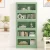 ArtissIn Elia Buffet Sideboard Cabinet, Cold Rolled Steel, Light Green, 79x32x175cm, Mesh Doors, Modern Storage Solution