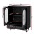 Artiss Buffet Sideboard, Particle Board, 80x40x100cm, Black, Double Doors, Ample Storage, Easy Assembly, 1-Year Warranty