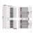 Artiss Buffet Sideboard Cupboard MDF White 76.5x41x184cm - Stylish Storage with Drawers & Shelves, Easy Assembly