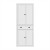 Artiss Buffet Sideboard Cupboard MDF White 76.5x41x184cm - Stylish Storage with Drawers & Shelves, Easy Assembly