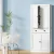 Artiss Buffet Sideboard Cupboard MDF White 76.5x41x184cm - Stylish Storage with Drawers & Shelves, Easy Assembly