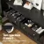 Artiss 130cm Black Buffet Sideboard Storage Cabinet - Clear Glass Doors, Adjustable Shelves, Sturdy Particle Board