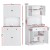 Artiss Beini Buffet Sideboard Cabinet 180cm High White Pantry Hutch, Storage Shelves, 4 Doors, Drawer, MDF Frame
