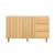 Artiss 130cm Pine Wood Buffet Sideboard Cabinet with 3 Drawers, Adjustable Shelves, and Sturdy Design