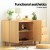 Artiss 130cm Pine Wood Buffet Sideboard Cabinet with 3 Drawers, Adjustable Shelves, and Sturdy Design
