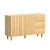 Artiss 130cm Pine Wood Buffet Sideboard Cabinet with 3 Drawers, Adjustable Shelves, and Sturdy Design