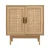 Artiss Rattan Buffet Sideboard, Particle Board, 70x40x75cm, BRIONY Oak, Real Rattan Doors, Eucalyptus Wood Legs