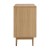 Artiss Rattan Buffet Sideboard, Particle Board, 70x40x75cm, BRIONY Oak, Real Rattan Doors, Eucalyptus Wood Legs