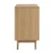 Artiss Rattan Buffet Sideboard, Particle Board, 70x40x75cm, BRIONY Oak, Real Rattan Doors, Eucalyptus Wood Legs