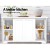 Artiss Buffet Sideboard, Particle Board, White, 99x33x63cm - Sleek Sliding Doors, Ample Storage, Sturdy Design Artiss Buffet Sideboard, Particle Board, White, 99x33x63cm - Sleek Sliding Doors, Ample Storage, Sturdy Design