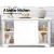 Artiss Buffet Sideboard, Particle Board, White, 99x33x63cm - Sleek Sliding Doors, Ample Storage, Sturdy Design