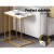 Artiss Emma Marble Effect Side Table: Industrial Style, Durable, Space-Saving Design with 40KG Capacity, Easy Assembly