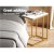 Artiss Emma Marble Effect Side Table: Industrial Style, Durable, Space-Saving Design with 40KG Capacity, Easy Assembly