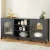 Artiss Buffet Sideboard, Particle Board, 160cm x 39cm x 76cm, Black, Adjustable Shelves, Modern Dining Storage