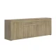 Artiss Buffet Sideboard, Melamine Particle Board, 180cm, Woodgrain Finish, Modern Design, Ample Storage, Easy Assembly