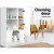 Artiss Buffet Sideboard, Particle Board, 80x38.5x120cm, White, Classic Provincial Style, Ample Storage, Easy Assembly Artiss Buffet Sideboard, Particle Board, 80x38.5x120cm, White, Classic Provincial Style, Ample Storage, Easy Assembly