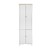 Artiss Berne Tall Cupboard, Eco-Friendly MDF, White, 60x30x183cm, Ample Storage, Easy Assembly, Elegant Design