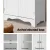 Artiss Berne Tall Cupboard, Eco-Friendly MDF, White, 60x30x183cm, Ample Storage, Easy Assembly, Elegant Design