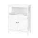 Artiss Buffet Sideboard, E1 MDF & Particle Board, 60x30x80cm, White, Ample Storage, Louvred Doors, Easy Assembly Artiss Buffet Sideboard, E1 MDF & Particle Board, 60x30x80cm, White, Ample Storage, Louvred Doors, Easy Assembly