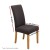 Artiss Dining Chair Covers 4 Pack, Stretch Spandex Slipcovers, Dark Grey, Fits 38-45cm, Washable & Removable