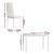 Artiss White Dining Set - Modern 5-Piece with 18mm MDF Table & PVC Chairs, Powder-Coated Metal Frame, Easy Assembly